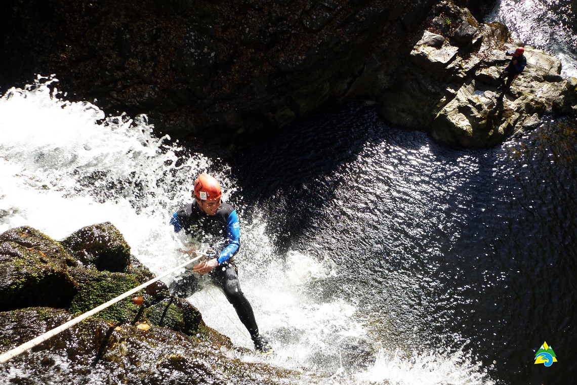 Descente de canyon